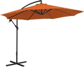 Parasole ogrodowe - Uniprodo Parasol ogrodowy wiszący pomarańczowy okrągły 300 cm uchylny UNI_UMBRELLA_R300OR_N - miniaturka - grafika 1