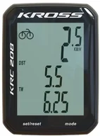 Liczniki rowerowe - Kross Licznik rowerowy KRC 208 8-funkcji przewodowy - miniaturka - grafika 1