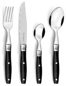 Zestawy sztućców - Amefa 24-częściowy komplet sztućców Comptoir, czarny - miniaturka - grafika 1
