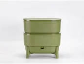 Kompostowniki - Plastia Vermikompostownik Economy zielony, 38 x 38 x 38 cm - miniaturka - grafika 1