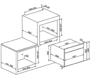 Piekarnik do zabudowy Smeg SF4102MCS - Piekarniki do zabudowy - miniaturka - grafika 4