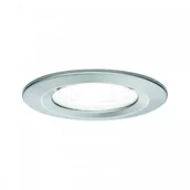 Oprawy, klosze i abażury - Paulmann Zestaw Oprawa wbudowana Nova okr stałe LED IP44 1x6,5W4000K 230V GU10 51mm Żelazo-szcz/alucynk 92977 - miniaturka - grafika 1