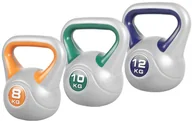 Pozostały sprzęt siłowy - Kettlebell Zestaw 30kg Kettlebell Winylowe 3sztuki - miniaturka - grafika 1