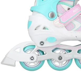 Nils EXTREME NA14198 BIAŁO-TURKUSOWY ROZM. L(39-42) ŁYŻWOROLKI EXTREME 16-01-135 - Rolki - miniaturka - grafika 9