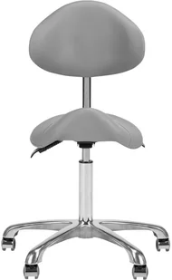 ACTIVESHOP Taboret Kosmetyczny 1004 Giovanni Szary 10003_141631 - Krzesła i taborety kosmetyczne - miniaturka - grafika 14