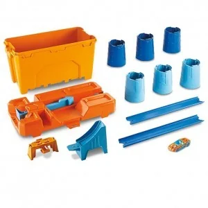 Mattel Hot Wheels Kaskaderskie beczki Zestaw Pudełko GCF91 - Samochody i pojazdy dla dzieci - miniaturka - grafika 5