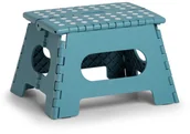 Drabiny - Zeller Stołek antypoślizgowy składany 35 x 28 x 22 cm morski 13032 - miniaturka - grafika 1