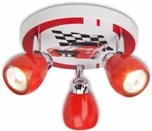 Lampy sufitowe - Brilliant Racing - lampa sufitowa do pokoju dziecięcego - miniaturka - grafika 1