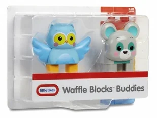 Little Tikes Figurki WAFFLE BLOCKS 2-pak Sowa i niedźwiedź - Figurki dla dzieci - miniaturka - grafika 4