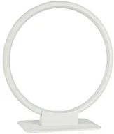 Lampy stojące - Maytoni Stojąca LAMPA stołowa NOLA MOD807-TL-01-18-W Maytoni nocna LAMPKA futurystyczna LED 18W pierścień ring biały MOD807-TL-01-18-W - miniaturka - grafika 1