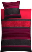 Pościel dla dzieci - Kleine Wolke Bielizna pościelowa  zestaw "Cambridge", rubinowy, 135 x 200 cm 6162453952 - miniaturka - grafika 1