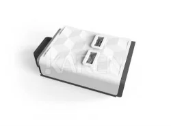 Adapter Powercube PowerStrip USB Modul 2 USB porty) Biały - Złącza, przejściówki, adaptery - miniaturka - grafika 3