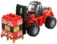 Samochody i pojazdy dla dzieci - Wader Wozek Widlowy Klocki 62734 P - miniaturka - grafika 1