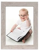 Ramki na zdjęcia - Deknudt Frames Ramka na zdjęcia z podstawką kolor: biały, rozmiar (obraz): 20 cm wys. x 20 cm szer. S48SH1-20.0x20.0 - miniaturka - grafika 1