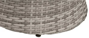 Beliani Zestaw mebli balkonowych rattanowy szary CAPRI - Fotele i krzesła ogrodowe - miniaturka - grafika 8