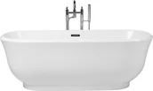 Wanny - Beliani Wanna wolnostojąca Tesoro biała 115755 - miniaturka - grafika 1