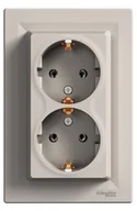 Gniazdka elektryczne - Schneider ASFORA-Gniazdo-podwójne-SCHUKO-brąz-p-t EPH9900169 - miniaturka - grafika 1