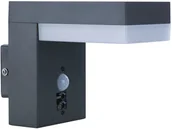 Lampy ogrodowe - Globo Lighting Lampa zewnętrzna ścienna LED OSKARI styl nowoczesny aluminium tworzywo sztuczne antracyt 34186WS - miniaturka - grafika 1