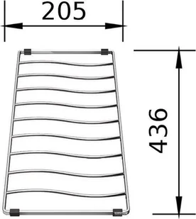 Blanco Ociekacz stalowy ELON XL 6 S (229234) - Akcesoria i części AGD - miniaturka - grafika 2