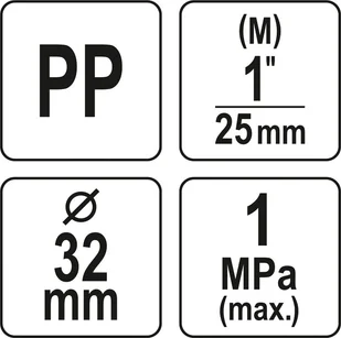 marka niezdefiniowana ZŁĄCZKA PP GZ 32MM x 1" - Rury - miniaturka - grafika 4