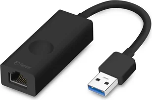 Fantec UMP-E1000 kabel USB 3.0 adapter do 1 X złącze RJ45 1 GBIT/S Ethernet LAN, 12 cm czarna UMP-E1000 - Adaptery i przejściówki - miniaturka - grafika 2