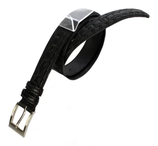 WIREX (PL) Pasek Skórzany Męski WIREX (PL) GŁADKI SZARFOWANY "BIEŻNIK 2" CZARNY 30 mm Skóra Licowa Extra - Paski WIREX (PL) Pasek Skórzany Męski WIREX (PL) GŁADKI SZARFOWANY "BIEŻNIK 2" CZARNY 30 mm Skóra Licowa Extra - Paski - miniaturka - grafika 2