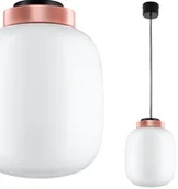 Lampy sufitowe - KKS LAMPA wisząca KKS 9969P/A MILKY szklana OPRAWA loftowa LED 7W 3000K zwis biały KKS 9969P/A MILKY - miniaturka - grafika 1