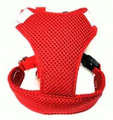 Smycze dla kotów - Pelo Szelki-Pelki bezuciskowe Siatka czerwone r.2 - miniaturka - grafika 1