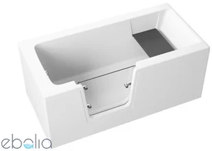 Polimat Wanna akrylowa prostokątna Vovo 140x70 00276 - Wanny Polimat Wanna akrylowa prostokątna Vovo 140x70 00276 - Wanny - miniaturka - grafika 1