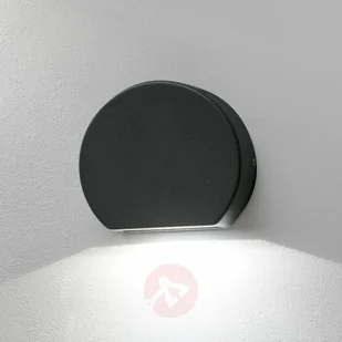 Faro Lorefar Okrągły kinkiet zewnętrzny LED Pill ciemnoszary - Lampy ogrodowe - miniaturka - grafika 2