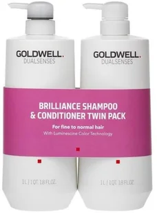 Goldwell Dualsenses Color Brilliance Duo zestaw do włosów farbowanych 2 x 1000 ml - Szampony do włosów - miniaturka - grafika 2