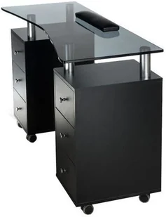 Beauty System Stolik do manicure BD-3425-1 CZARNY BD-3425-1 BLACK - Stoliki do manicure - miniaturka - grafika 3