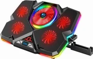 Chłodzenie procesora - Mobilari Podstawka chłodząca  Podstawka chłodząca wentylator do laptopa 5x Vent RGB/LED Regulowana M555078 F157-53321_20220121111316 - miniaturka - grafika 1