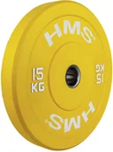 Obciążenia - HMS Obciążenie olimpijskie gumowane CBR15 15 kg - 27596-uniw - miniaturka - grafika 1