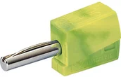 Podzespoły elektroniczne - WAGO Wtyk bananowy z uchwytem sprężynowym Wago 215-811 O 4 mm 20 A zielonożółty 215-911 - miniaturka - grafika 1