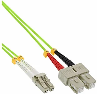 InLine Patchcord światłowodowy Duplex LC/SC 50/125m OM5 1m 88641Q 88641Q - Kable miedziane - miniaturka - grafika 2
