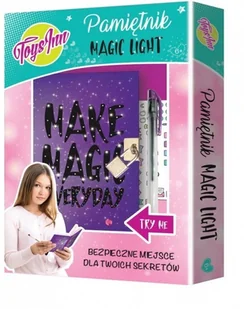 Stnux Świecący pamiętnik Magic Light Zestaw GXP-628806 - Zabawki kreatywne - miniaturka - grafika 3