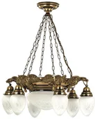 Lampy sufitowe - Kemar Kemar OW50/P - Lampa wisząca żyrandol stylowy EAGLE 1xE27/100W/230V - miniaturka - grafika 1