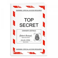 Planery - Murrano Planner kalendarz książkowy z nadrukiem dla niego żołnierza policjanta KZ-PLA-028 - miniaturka - grafika 1