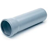 Rury - Pipelife Rura kanalizacyjna wewnętrzna z mufą 75 / 1000 mm 3497100161 - miniaturka - grafika 1