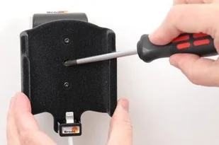Brodit AB Uchwyt do Apple iPhone 11 Pro z możliwością wpięcia kabla lightning USB-C 711161 - Uchwyty samochodowe do telefonów - miniaturka - grafika 4