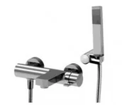 Baterie wannowe i prysznicowe - Paffoni ROCK chrom RO023CR - miniaturka - grafika 1