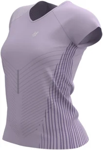 Compressport Koszulka biegowa damska PERFORMANCE SS T-SHIRT fioletowa - Bielizna sportowa damska - miniaturka - grafika 8