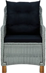 vidaXL 7-częściowy zestaw mebli ogrodowych jasnoszary 3067854 - Meble ogrodowe - miniaturka - grafika 9