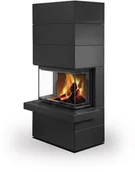 Piece wolnostojące - Romotop Kominek CARA C N 03 Stalowy CARA C N 03 - miniaturka - grafika 1