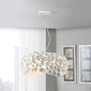Schuller Lampa wisząca LED Narisa 5xG9, 47cm, biała - Lampy sufitowe - miniaturka - grafika 2