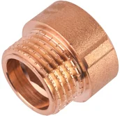 Łączniki, trójniki, kształtki - Invena Przedłużka GW/GZ mosiądz 1/2" x 10mm - miniaturka - grafika 1