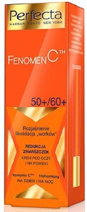 Perfecta Fenomen C Rozjaśnienie, likwidacja worków krem pod oczy 50+/60+ 15ml - Kosmetyki pod oczy - miniaturka - grafika 2