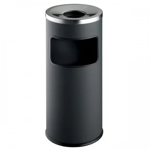 Durable Kosz na śmieci metalowy Safe z popielnicą 17l - szary 333258 - Kosze na śmieci - miniaturka - grafika 2