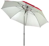 Parasole ogrodowe - Doppler Parasol plażowy Windprofi, biały, 200x170 cm - miniaturka - grafika 1
